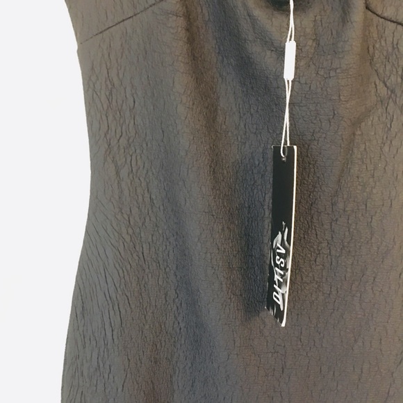Asilio | The Continuum Dress In Textured Black XS - Picture 7 of 8
